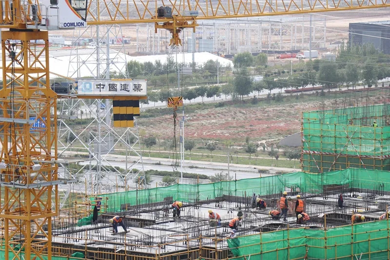 献礼国庆 新区AB娱乐集团项目建设周全发力-兰州新区AB娱乐集团门户网站