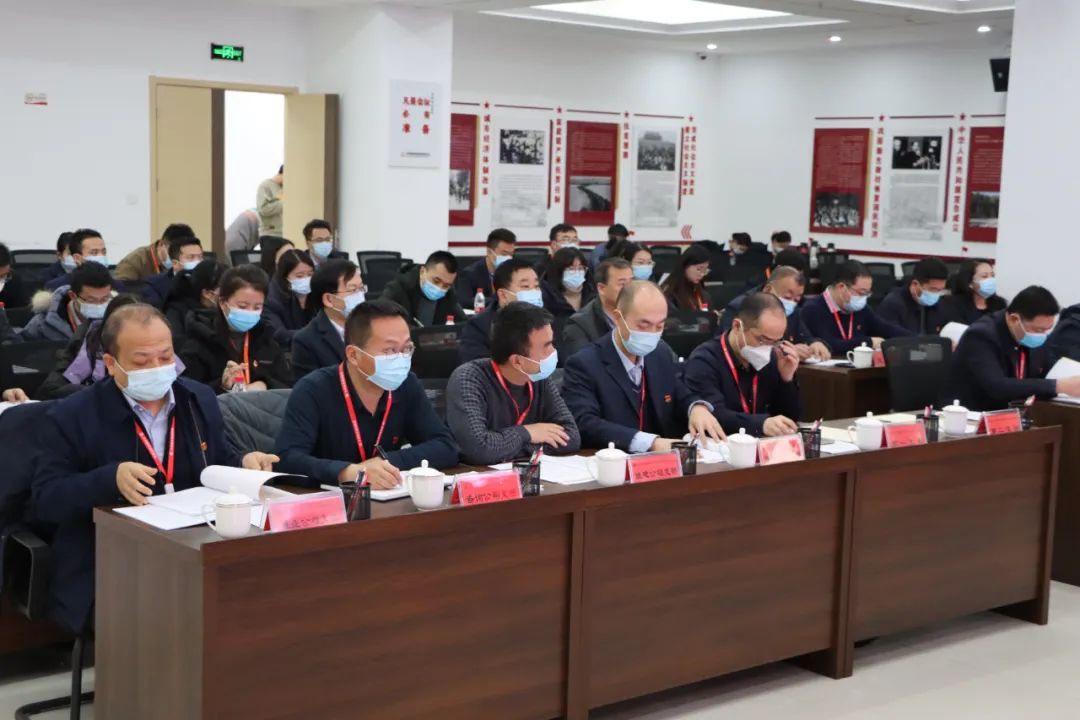 新区AB娱乐集团召开2022年度党支部书记抓党建事情述职评议会-兰州新区AB娱乐集团门户网站