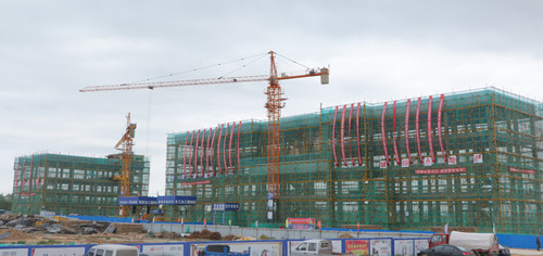 兰州海关兰州新区公共检测平台配套工程项目顺遂封顶-兰州新区AB娱乐集团门户网站