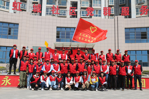 新区AB娱乐集团团委开展“建设文明都会应知应会知识”自愿服务宣贯活动-兰州新区AB娱乐集团门户网站