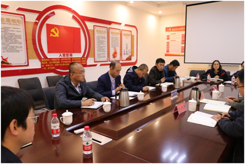 唐爬山赴城建公司开展“不忘初心、切记使命”主题教育调研-兰州新区AB娱乐集团门户网站