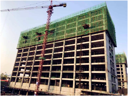 新区瑞岭商务中心项目3#楼主体工程顺遂封顶-兰州新区AB娱乐集团门户网站