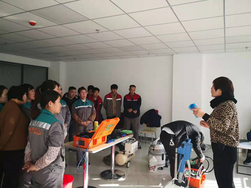 瑞岭物业开展家政服务手艺培训-兰州新区AB娱乐集团门户网站