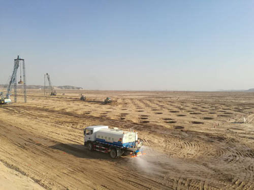 多式联运（纬八路东延段）掀起大干热潮-兰州新区AB娱乐集团门户网站