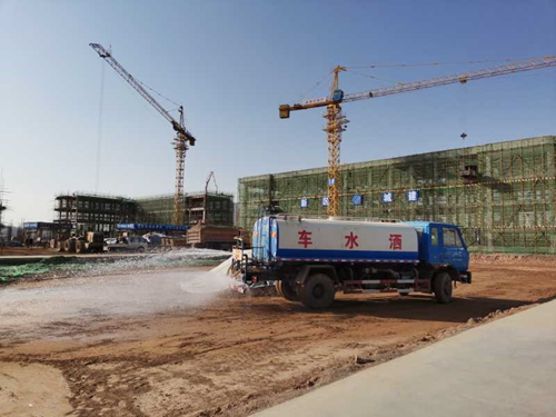 新区AB娱乐集团开展衡宇市政工程扬尘整治专项行动-兰州新区AB娱乐集团门户网站