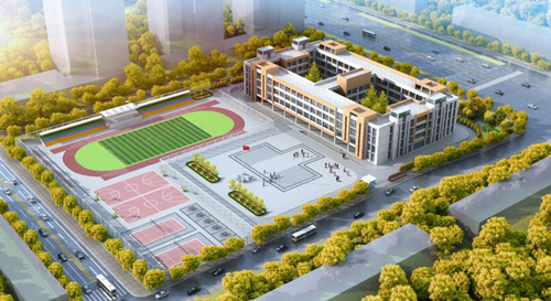 新区方家坡（九年一直制）学校项目 主体结构顺遂封顶-兰州新区AB娱乐集团门户网站