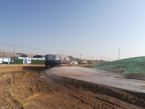 城建公司全力打好扬尘污染治理硬仗 为新区建设天下文明都会孝顺实力-兰州新区AB娱乐集团门户网站