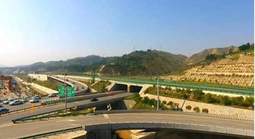喜讯！兰秦快速路（忠和至水阜段）傅家窑互通立交工程荣获飞天奖-兰州新区AB娱乐集团门户网站