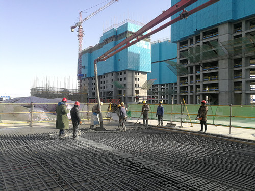 瑞岭嘉苑项目冬季施工热度不减-兰州新区AB娱乐集团门户网站