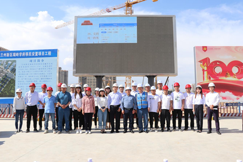 学习建设两不误！新区AB娱乐集团把党史学习教育“搬”进工地-兰州新区AB娱乐集团门户网站